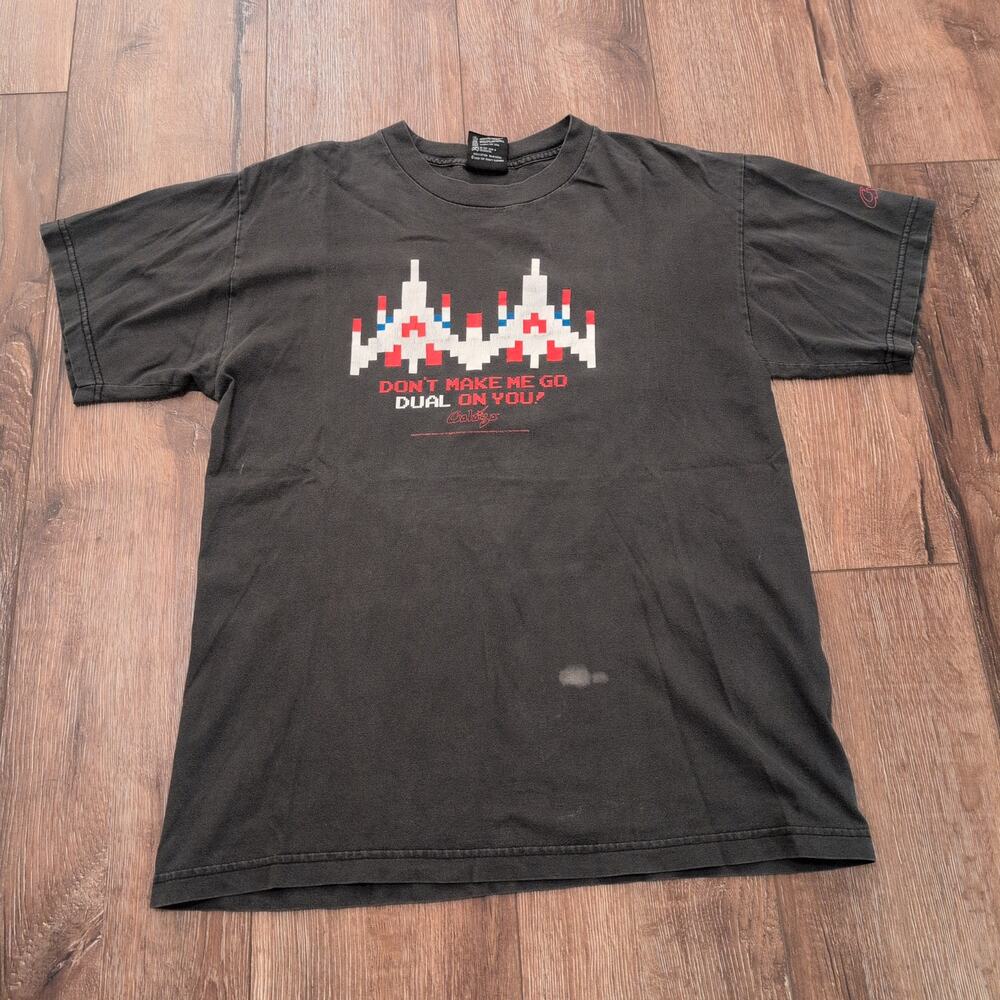 VTG Top Heavy Galaga Adult Large Shirt‎ Game Official Namco Licensed Y2K 2005